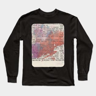 Dictionary :: Patterns and Textures Long Sleeve T-Shirt